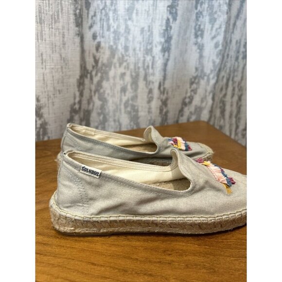 Soludos Espadrille Smoking Slipper Size 7 Pinata Summer Vacation Slip On - Picture 7 of 11